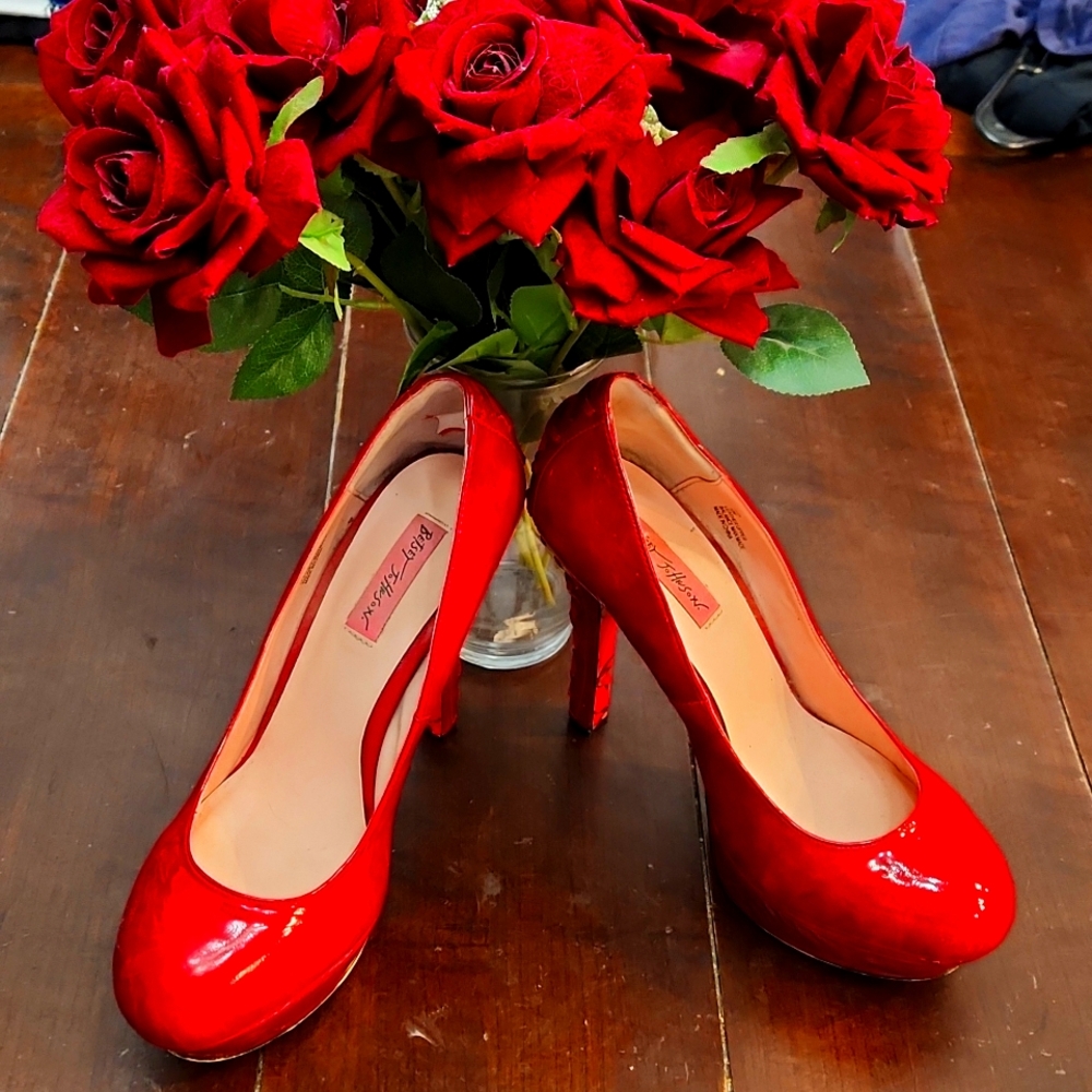 Red Betsey Johnson Heels
